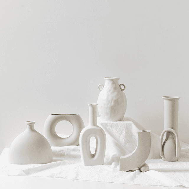 Nordic Sculptural Ceramic Vase 4