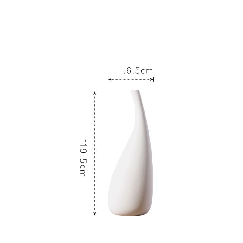 Waterdrop Ceramic Bud Vase Trio 4