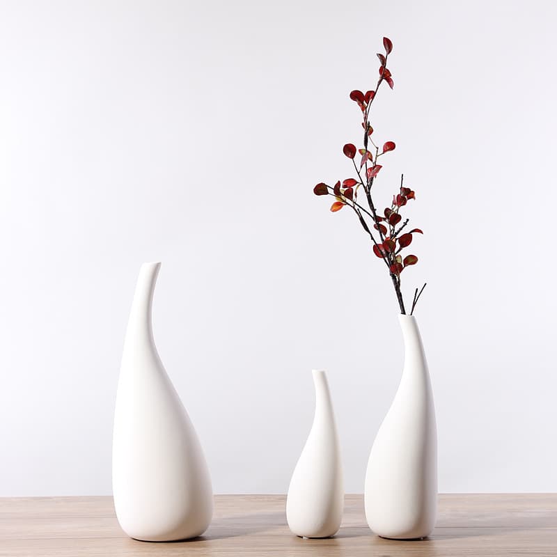 Waterdrop Ceramic Bud Vase Trio 5