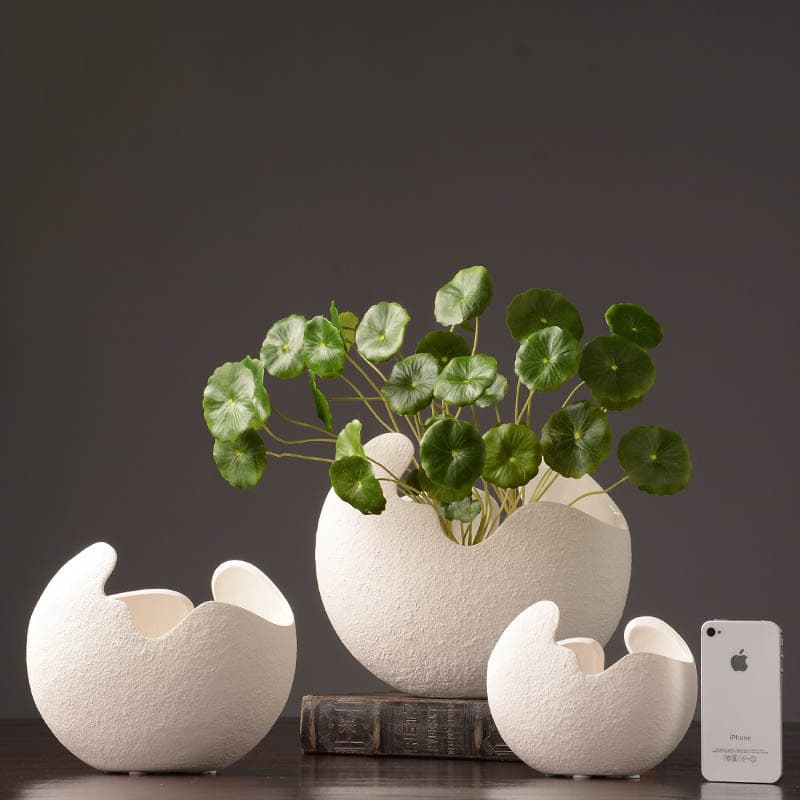 Cracked Shell Vase