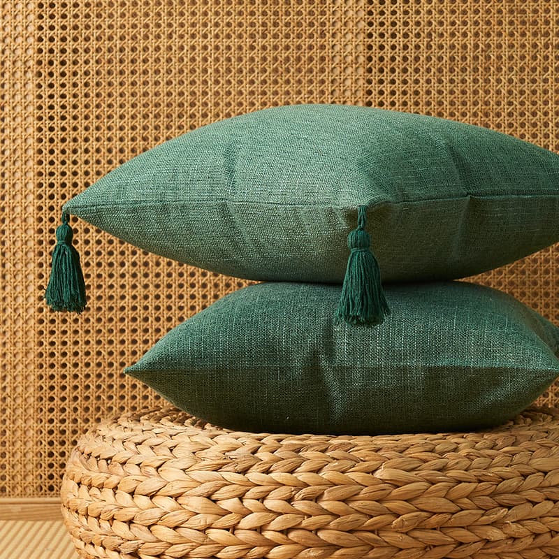 Linen Tassel Pillow