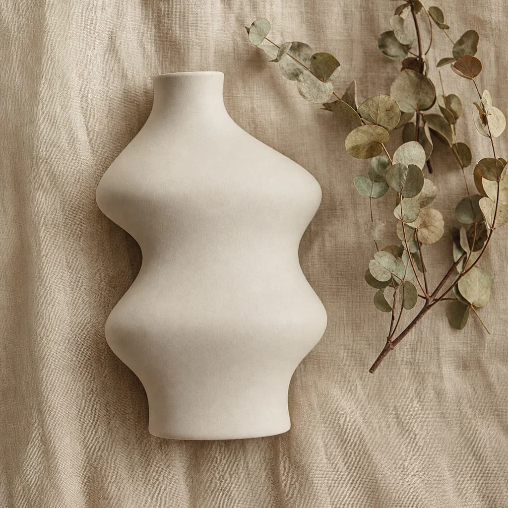 The Nordic Vase — flat lay